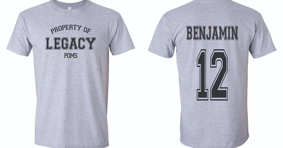 Property of Legacy Poms shirt
