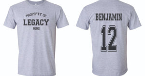 Property of Legacy Poms shirt